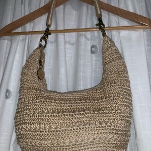 The Sak Gold/Tan Hobo purse
